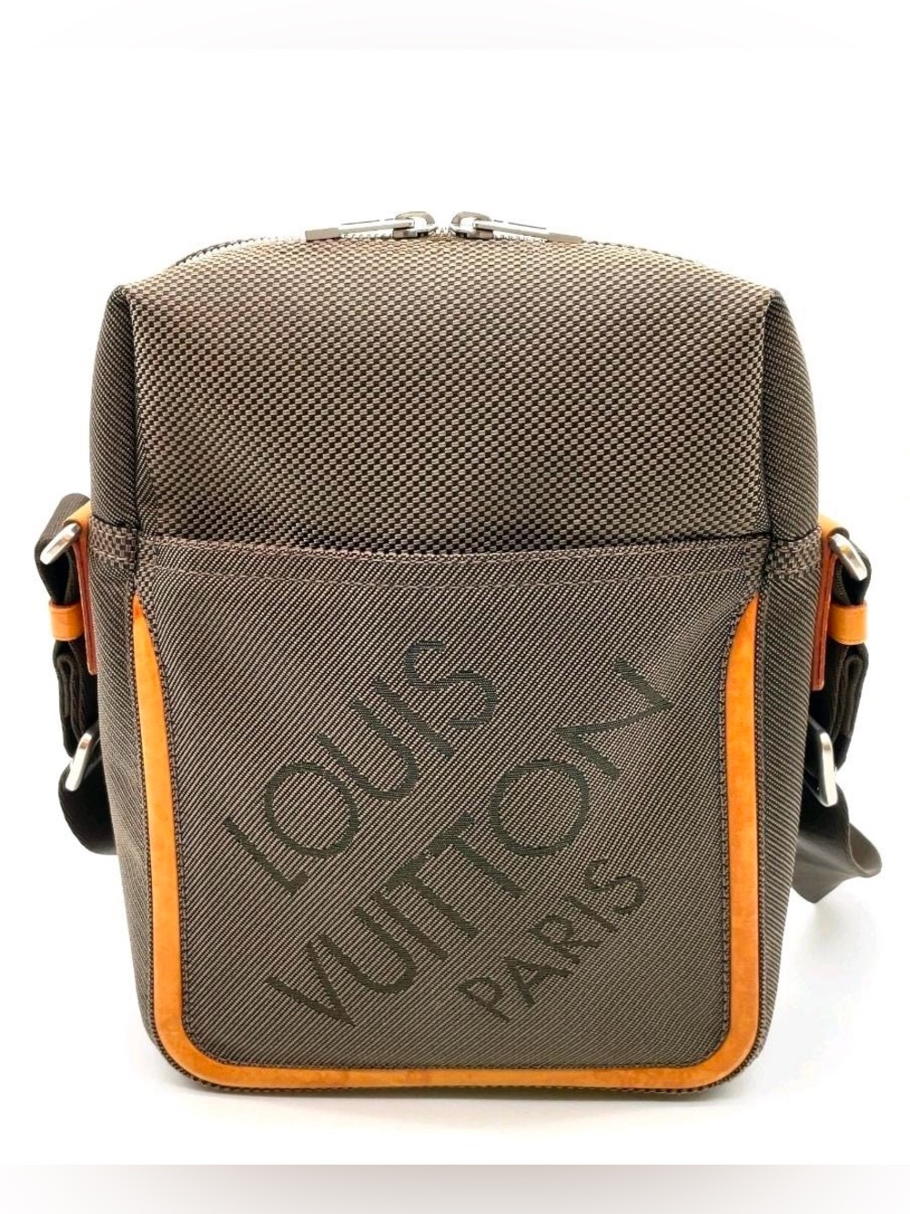 Louis Vuitton Cup Messenger Bag Brown Canvas Crossbody LV Paris Cup Rare w/ COA - Picture 3 of 12